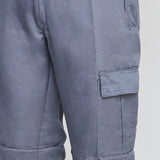 Pantalon Jayson Cargo Gabardina Gris