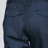 Pantalon Jayson Cargo Gabardina Reflectante Azul