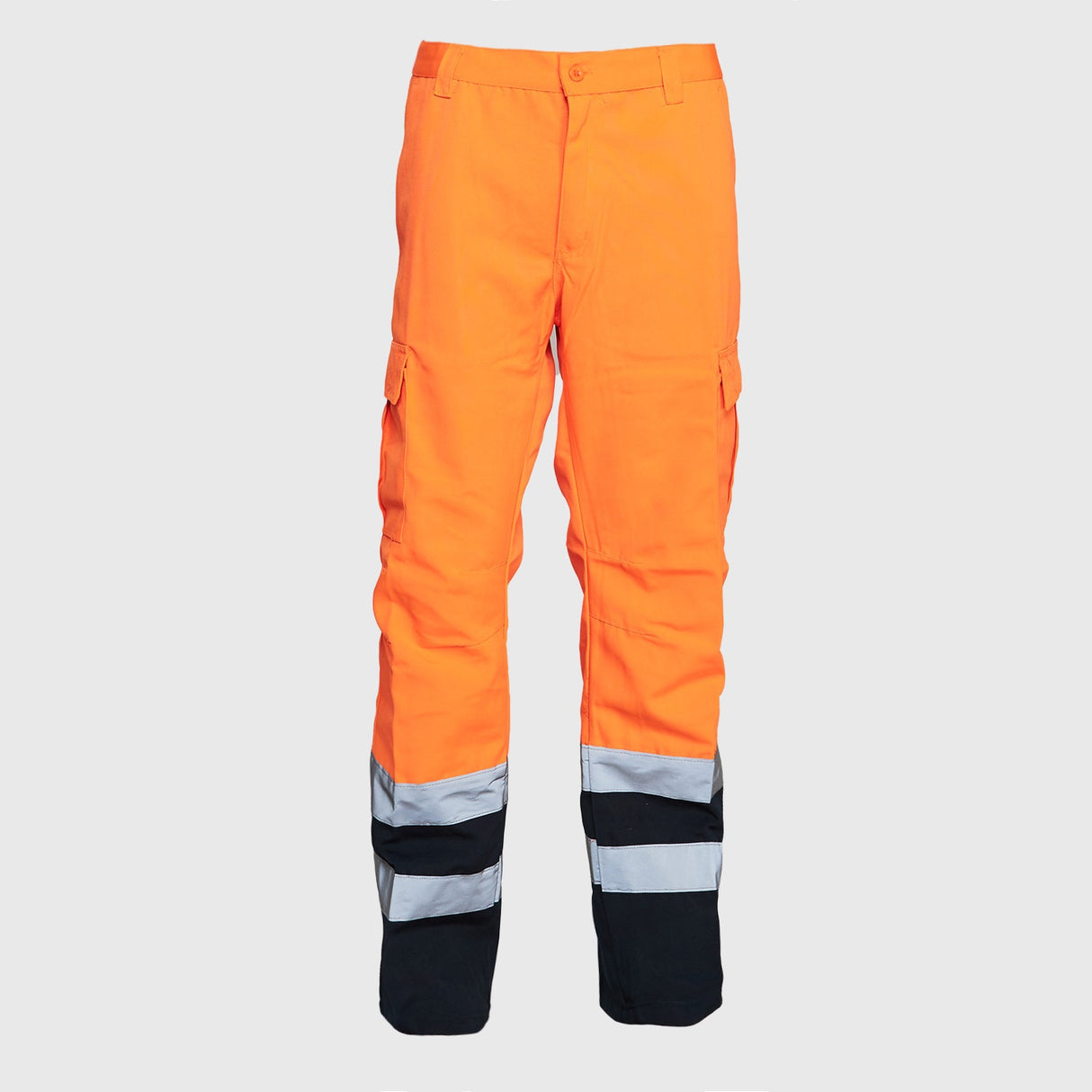 Pantalon Jayson Cargo Alta Visibilidad Clase 1 Naranjo/Azul Marino