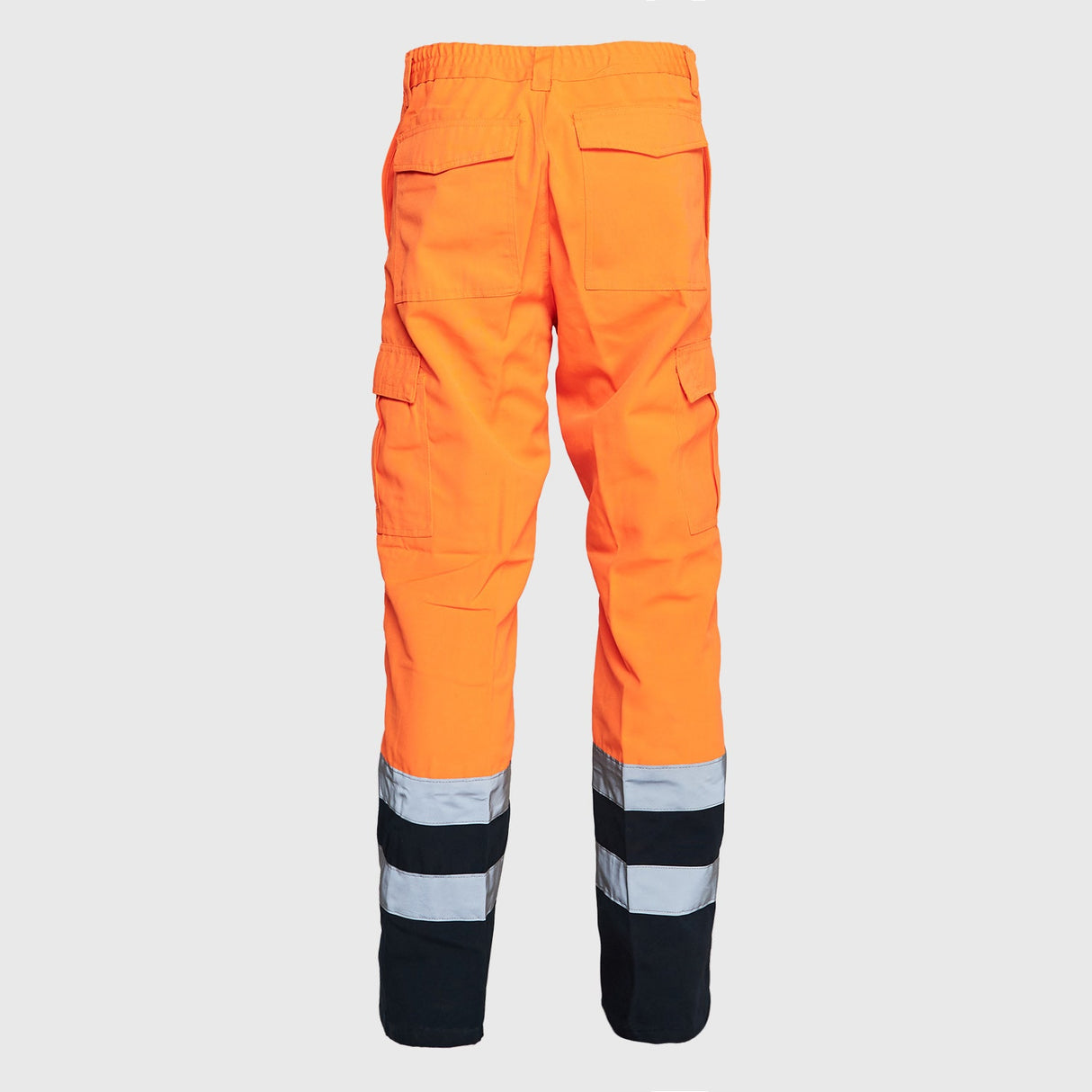 Pantalon Jayson Cargo Alta Visibilidad Clase 1 Naranjo/Azul Marino