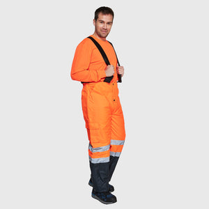 Jardinera Jayson Alta Visibilidad Naranjo/Azul