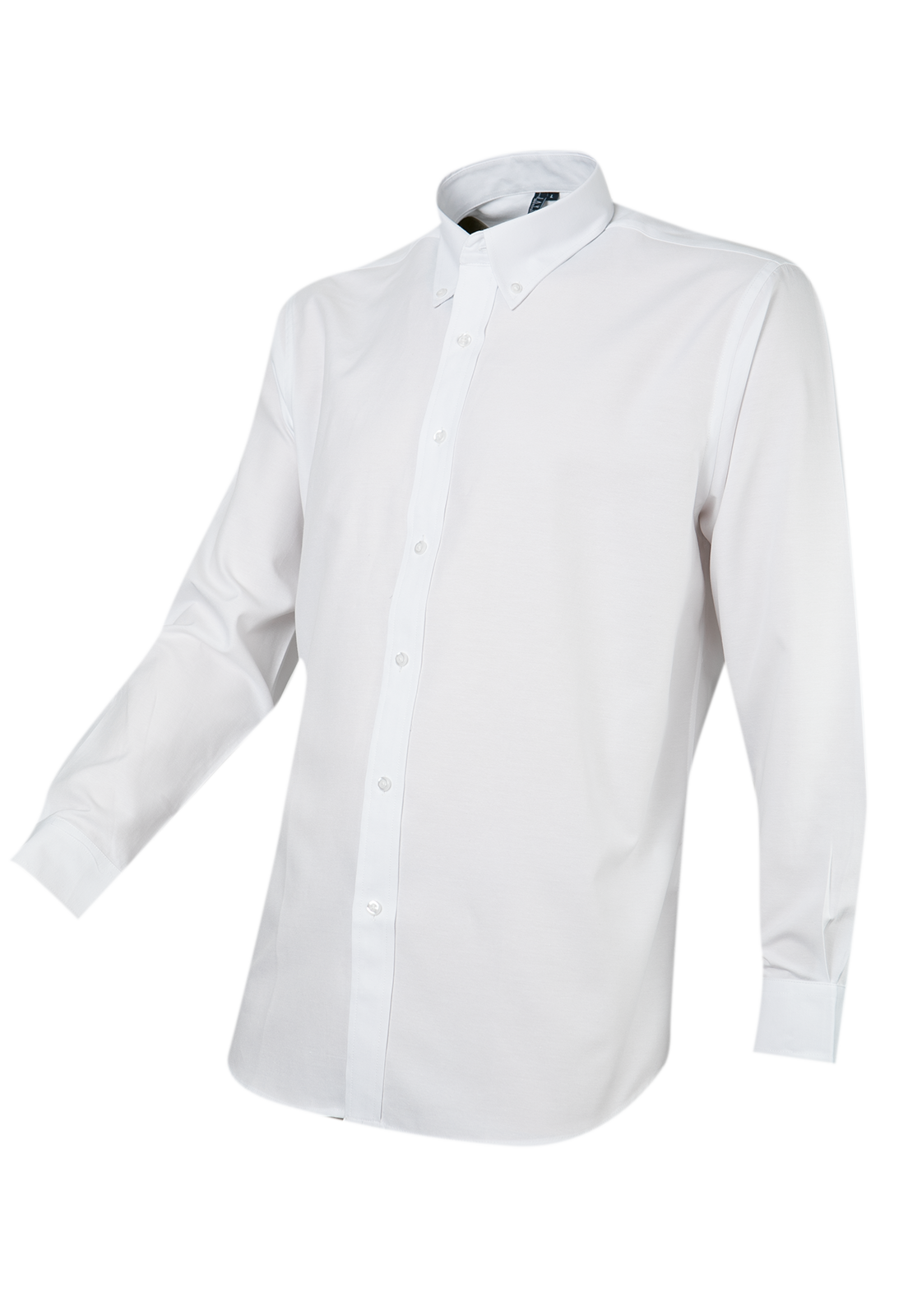 Camisa Jayson Oxford Manga Larga Boton Suelto Blanca