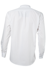 Camisa Jayson Oxford Manga Larga Boton Suelto Blanca