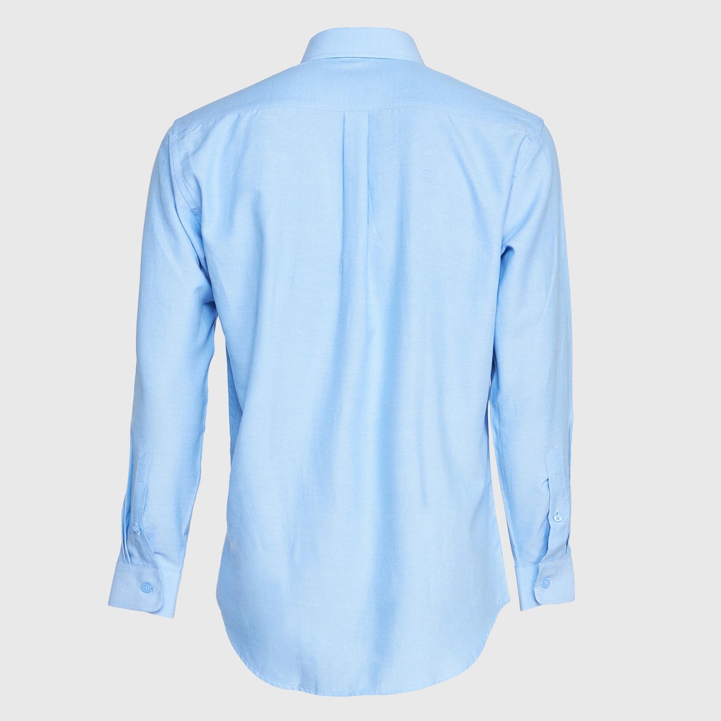 Camisa Jayson Oxford Manga Larga Boton Suelto Celeste