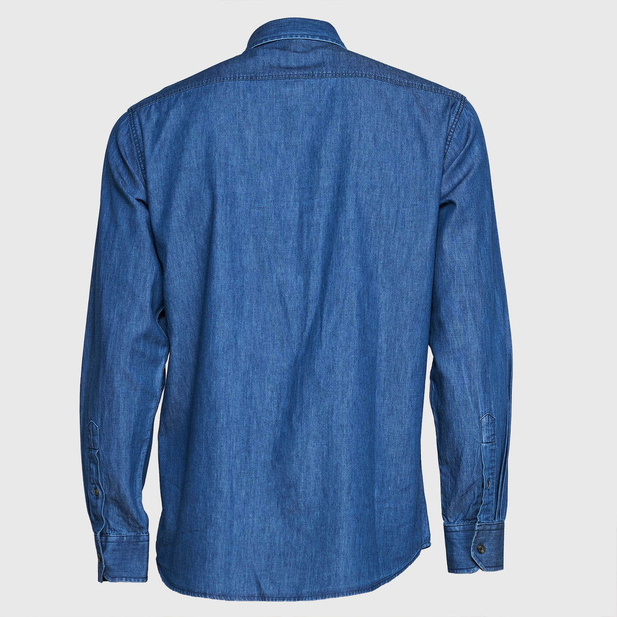 Camisa Jayson Denim Manga Larga Azul