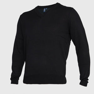 Sweater Jayson Cuello V Manga Larga Negro