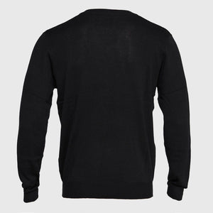 Sweater Jayson Cuello V Manga Larga Negro