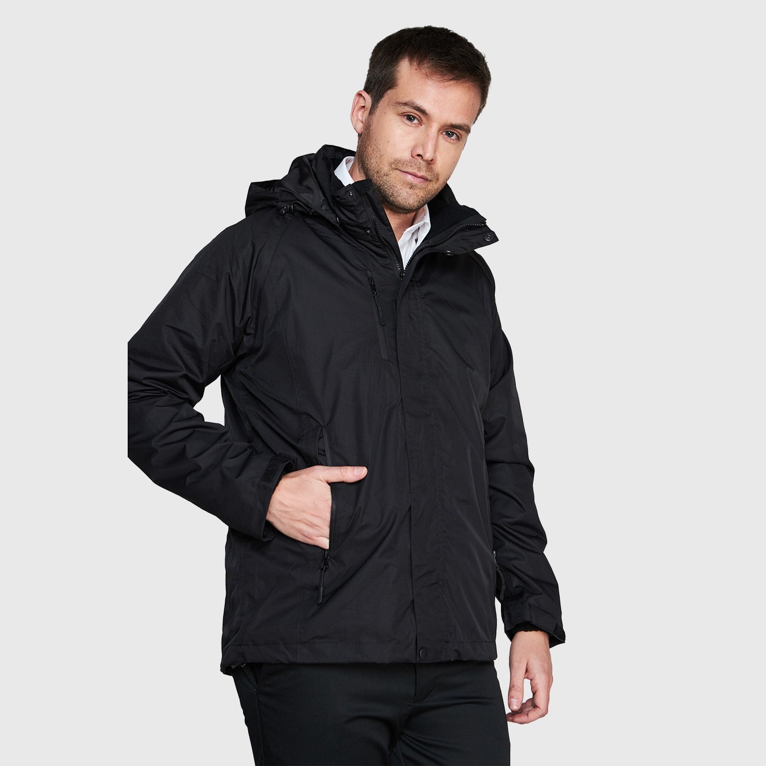 Parka 3 En 1 Jayson Tecnica Corcovado Negra – Apro Seguridad