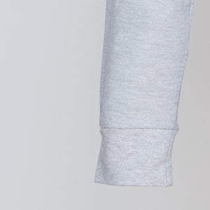 Polera Jayson Pique Manga Larga 80/20 Gris