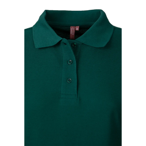 Polera Jayson Pique Manga Larga Mujer 80/20 Verde Botella