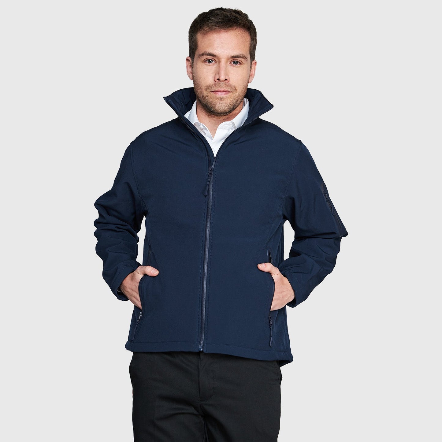 Softshell Jayson Premium Ejecutivo Azul Marino