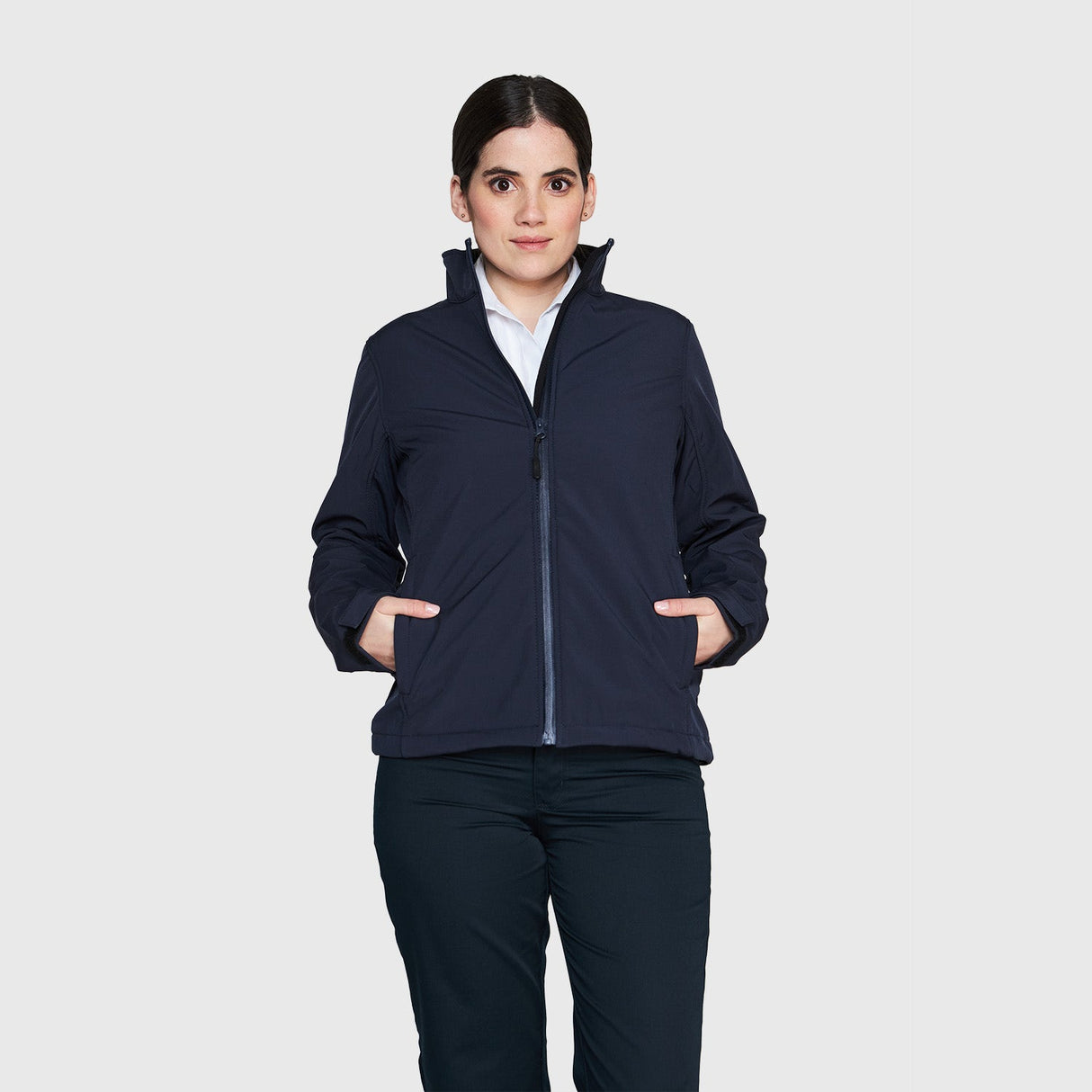 Chaqueta Jayson Softshell Tecnica Mujer Azul Marino