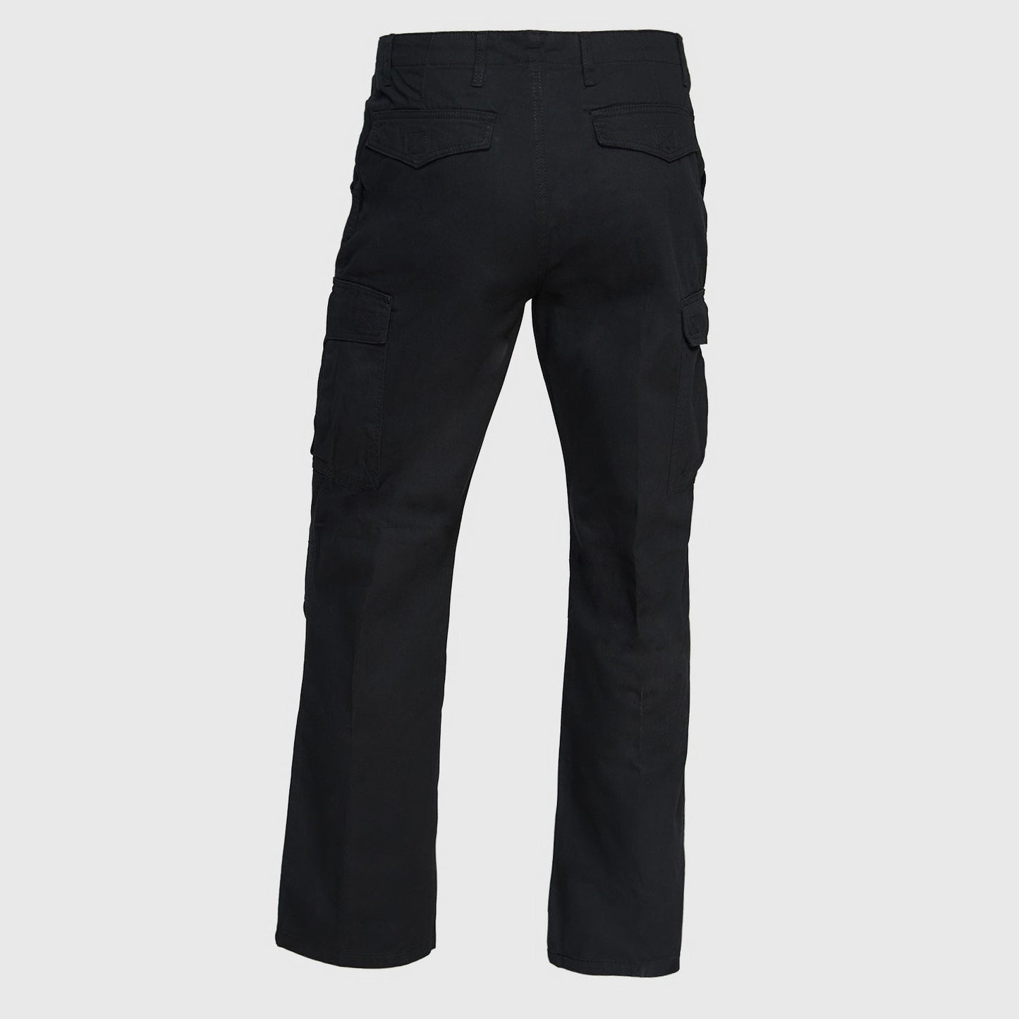 Pantalon Jayson Gabardina Cargo Algodon Negro