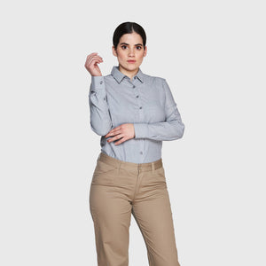 Blusa Jayson Fil A Fil Gris