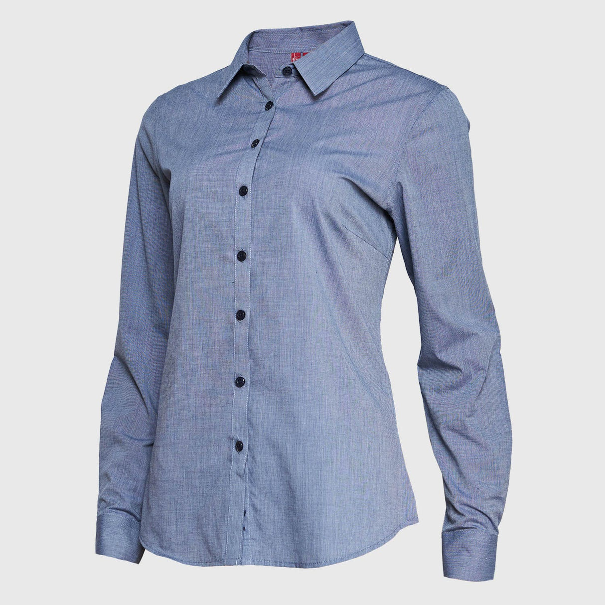 Blusa Jayson Fil A Fil Azul Marino