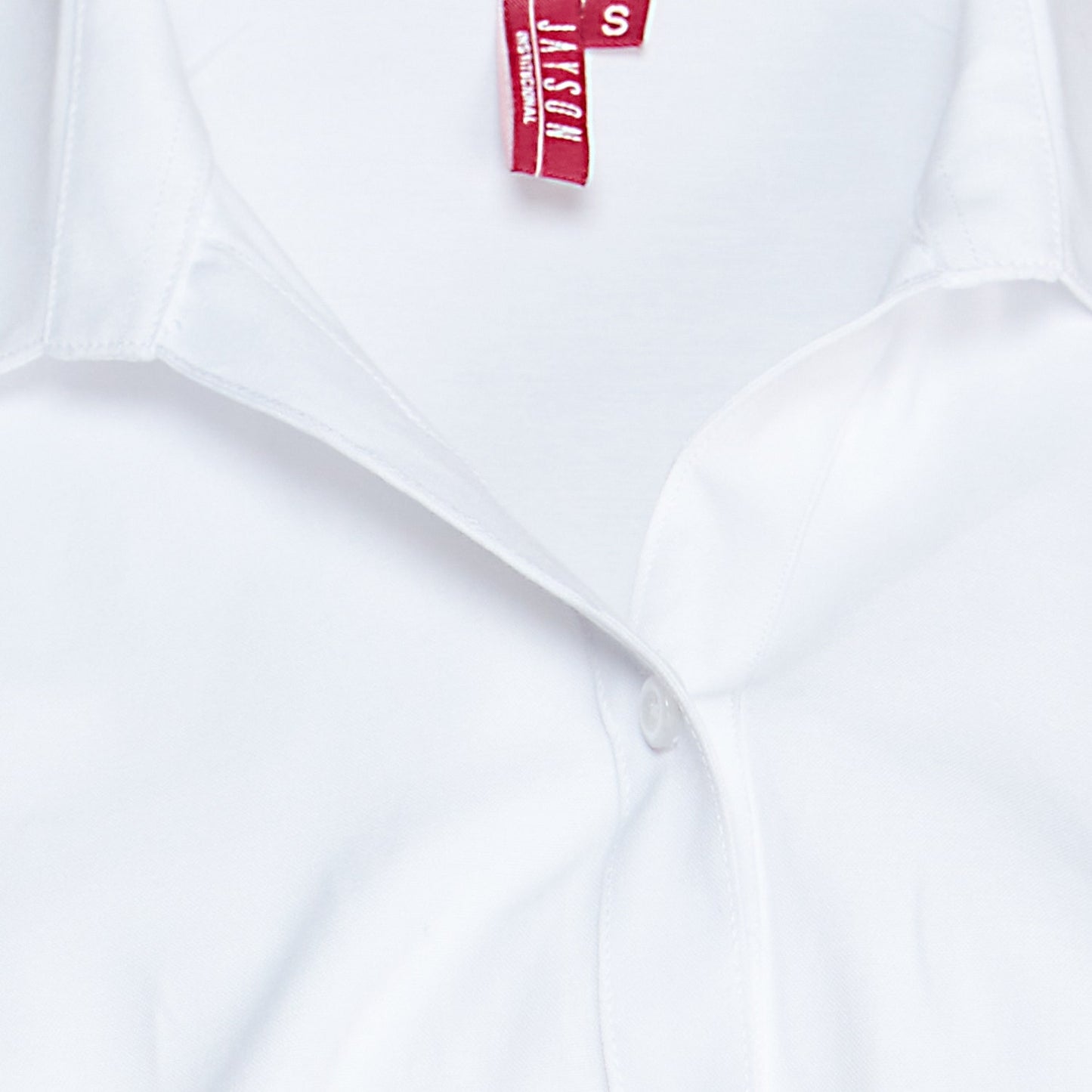 Blusa Jayson Oxf Manga Larga 60/40 Blanca