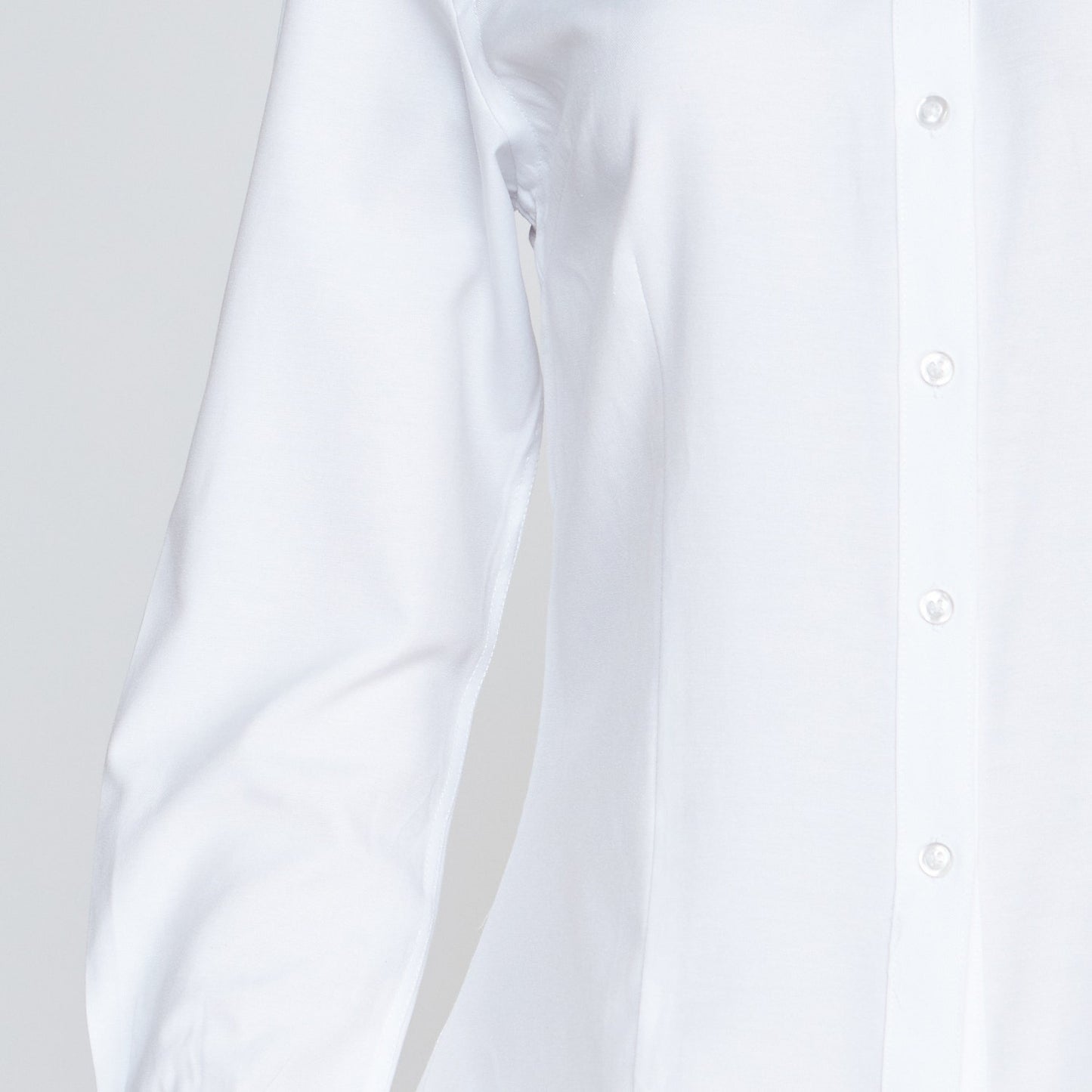 Blusa Jayson Oxf Manga Larga 60/40 Blanca