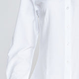 Blusa Jayson Oxf Manga Larga 60/40 Blanca