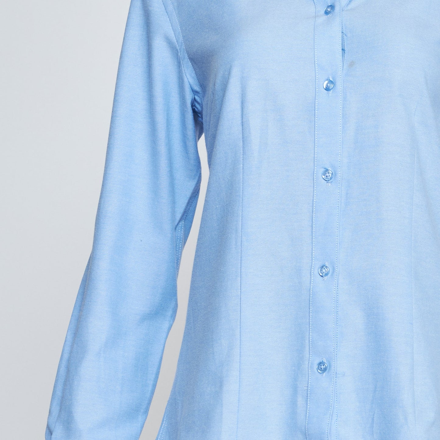 Blusa Jayson Oxf Manga Larga 60/40 Celeste