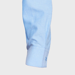 Blusa Jayson Oxf Manga Larga 60/40 Celeste