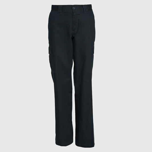 Pantalon Jayson Gabardina Cargo Algodon Mujer Gris
