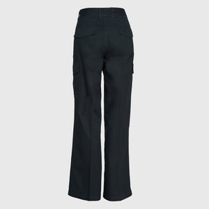 Pantalon Jayson Gabardina Cargo Algodon Mujer Gris