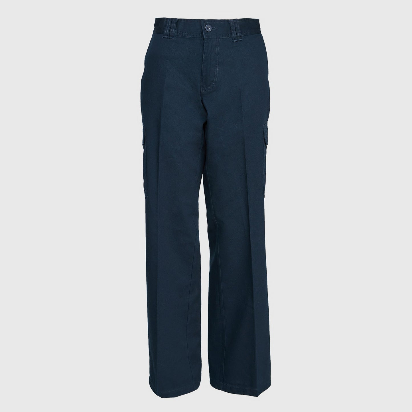 Pantalon Jayson Gabardina Algodon Mujer Azul Marino