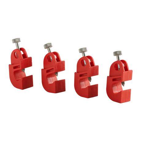 Kit Bloqueo Steelpro Breaker Electrico Con Tuerca Ajustable (4 U)