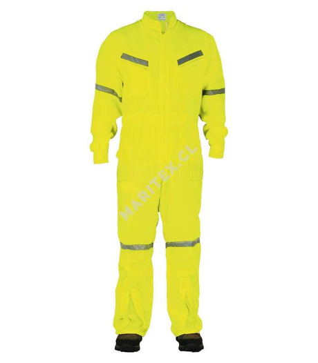 Buzo Maritex Piloto Amarillo Fluor Con Reflectante