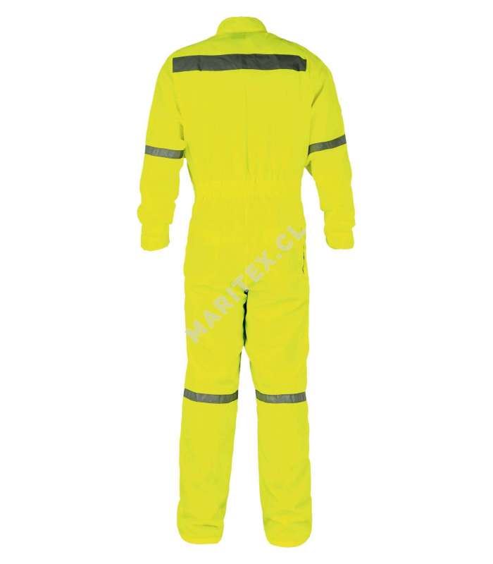 Buzo Maritex Piloto Amarillo Fluor Con Reflectante
