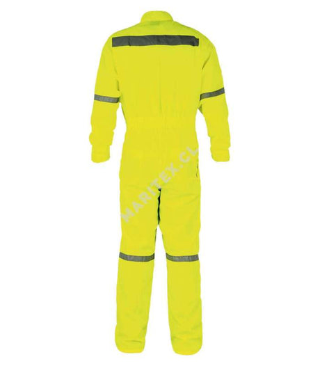 Buzo Maritex Piloto Amarillo Fluor Con Reflectante