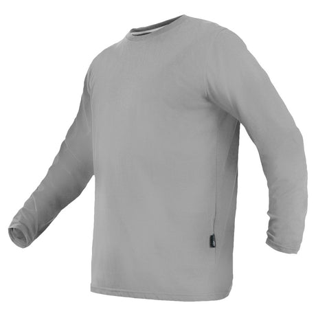 Polera Texora Dryfresh Smooth Manga Larga Gris