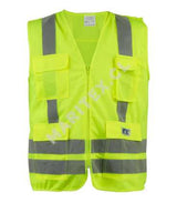 Chaleco Maritex Visioner 4 Bolsillos Supervisor Amarillo